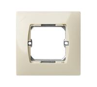 Meccanismi elettrici - Serie 27-27601-62 TELAIO 1 ELEMENTO AVORIO S/ATTACCHI C/BASTIDOR 27