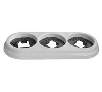 Meccanismi elettrici - Serie Porcellana - 2902027 Cornice SUPERFICIE 3 ELEMENTI PORCELLANA BIANCA