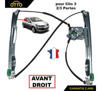 Remonte Alzacristalli Elettrico Anteriore Destro Leva Vetro per Clio III 3 Porte