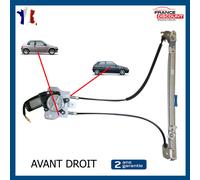 Meccanismo Alza Vetro Con Motore Anteriore Destro Per Peugeot 106 3P - 9222F2