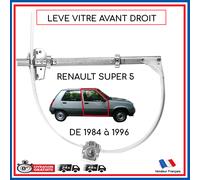 Alzacristalli Manuale Anteriore Destro Compatibile SUPER 5 (5 Porte) 7700774974