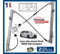 Meccanismo Alzacristalli Anteriore Destro Passeggero per BMW Serie 3 Compact E46