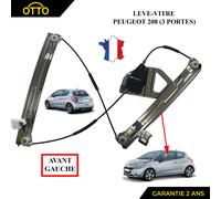 Meccanismo Alzacristalli Anteriore Sinistro Conduttore Guida Pinze per 208 (3) )