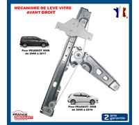 Meccanismo Alzacristalli Elettrici Anteriore Destro Pinze per Peugeot 5008