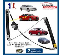 Meccanismo Alzacristalli Elettrico Av Destra per Audi A4 00-08 Berlina + B6/B7
