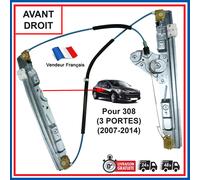 Meccanismo Alzacristalli Monte Vetro Passeggero Peugeot 308 I 3) 9222CV 9222EC