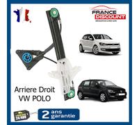 Meccanismo Alzacristalli Posteriore Destra Passeggero per VW Polo 6R (2009