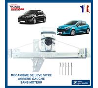 Meccanismo Alzacristalli Vetro Posteriore Sinistra Pinze per 207 (Non Sw) 9223A4