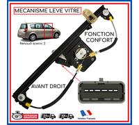 Motore + Meccanismo Alza Vetro Anteriore Destro CONFORT Per RENAULT SCENIC 2 II