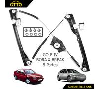 Meccanismo Alzacristallo Anteriore Destro per Volkswagen Golf 4 - 5) =