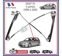 Meccanismo Alzacristallo Anteriore Sinistro per Volkswagen Golf 4 - 3 Porte =