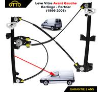 Meccanismo Alzacristallo Anteriore Sinistro Pinze per Berlingo Partner 1996-2008