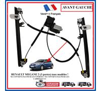 Alzacristallo Anteriore Sinistro Completo per Megane 2 II 3 Porte Coupe