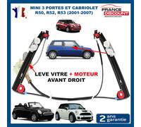 Meccanismo Alzacristallo con Motore Anteriore Destro Pinze Cooper One