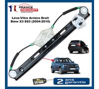 Per BMW X3 E83 Meccanismo Alzacristalli Posteriore Destro Passeggero 51353448252