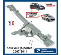 Meccanismo Alzacristallo Elettrico Posteriore Destro Pinze per 308 Phase 1 =