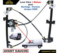 Monte Vetro Alzacristallo Motore Sinistra Pinze per Berlingo Partner 1996-2008