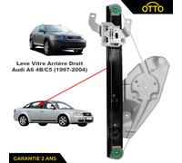 Meccanismo Alzacristallo Posteriore Destra per Audi A6 S6 RS6 4B C5 - 4B0839462