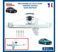 Meccanismo Alzacristalli Vetro Posteriore Destra Pinze per 207 (Passo Sw) 9224A8