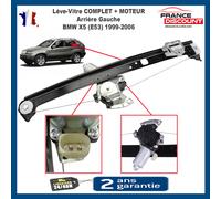 Meccanismo Alzacristallo Posteriore Sinistro per BMW X5 E53 + Motore
