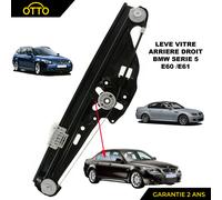 Meccanismo Alzacristallo Vetro Posteriore Destra per BMW Serie 5 E60 E61