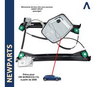 Meccanismo Alzavetro Elettrico Anteriore Destro Per VW Scirocco III 1K8837462B/E