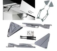 Meccanismo Apertura Doppie Ante Pensile a Libro - Freestop e Chiusura Soft