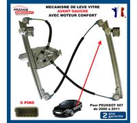 Alzacristallo Anteriore Sinistro con Motore Comfort per Peugeot 607