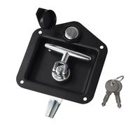 Meccanismo di Bloccaggio con Maniglia a T per Cassette Attrezzi e Rimorchi in Ac