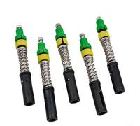 Meccanismo di blocco interno per bastone da trekking con smorzamento a molla integrato, 5 pezzi per dimensioni dell'albero da 12 mm, 14 mm, 16 mm (per tubo da 16 mm)