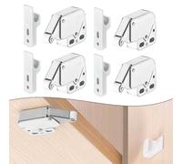 Meccanismo di chiusura a molla per ante di armadietti, facile da aprire e chiudere, quattro per metallo placcato compatibile con zinco