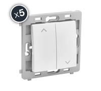 Meccanismo di comando per tapparella rotanti bianco B - Gamma Caly - DEBFLEX 802021