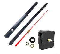 Meccanismo di movimento per orologio al quarzo fai da te per orologi da parete grandi da 35-40 cm, con lunghezza dell'albero di 13 mm e lancette complete di ore, minuti e secondi, per sostituzione