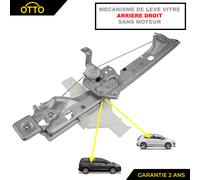 Meccanismo Elettrico Per Alzacristallo Ard Peugeot 3008 E 5008 - 9224G6 9224F6