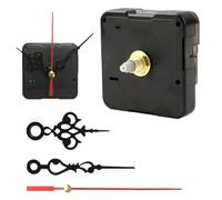 meccanismo orologio da parete, Silenzioso di Movimento Dell'orologio al Quarzo da Parete Kit Completo 12mm, Precisione Facile Installazione, Perfetto per DIY Orologio, Incluso Set Lancette