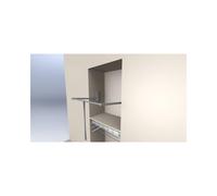 MECCANISMO PER ARMADIO SALISCENDI SERVETTO 3000 L:77-120 cm - GRIGIO