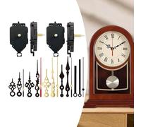 Meccanismo per orologio fai da te con pendolo e lancette per orologio, con rondelle e dadi per il montaggio (18+23 mm)