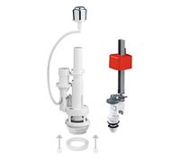 MECCANISMO PNEUMATICO (SCARICO SINGOLO) PER VASI MONOBLOCCO - COMPLETO DI GALLEGGIANTE ENTRATA DAL BASSO BLUE RAMBO 3/8"