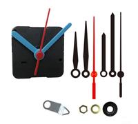 Meccanismo Quarzo Silenzioso Kit Fai-da-Te Meccanismo Quarzo | Design silenzioso, niente ticchettio, per ideale per riposo, kit completo per fai-da-te, plastica resistente