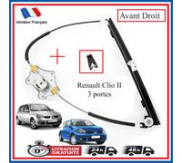 Meccanismo Remonte Vetro Anteriore Destro per Renault Clio 2 - 3 Porte