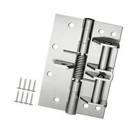 Meccanismo silenzioso dell'acciaio inossidabile della cerniera regolabile della molla di chiusura automatica per il giunto automatico trilaterale della porta del Governo