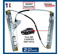 Meccanismo Tergicristalli Elettrico Anteriore Sinistro Pinze per Peugeot 308 I -