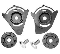 Meccanismo visiera per caschi da moto NOX N350, nero