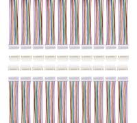 MECCANIXITY 20 pezzi MX 1,25 mm 10 pin singola testa maschio connettore | con 28 AWG 200mm Cavo Filo e Connettore Femmina Scheda Madre per Altoparlanti, Strisce di Luce LED, Piccoli Elettrodomestici