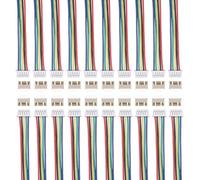 MECCANIXITY 20 pezzi MX 1,25 mm 5 pin singola testa maschio connettore | con 28 AWG 100mm Cavo Filo e Connettore Femmina Scheda Madre per Altoparlanti, Strisce di Luce LED, Piccoli Elettrodomestici