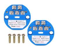 MECCANIXITY 2pcs 0-250C RTD PT100 Sensore di Temperatura Modulo Trasmettitore 4-20MA DC24V Amplificatore di Temperatura per Termocoppia, Moduli PLC