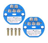 MECCANIXITY 2pcs -50-250C RTD PT100 Sensore di Temperatura Modulo Trasmettitore 4-20MA DC24V Amplificatore di Temperatura per Termocoppia, Moduli PLC