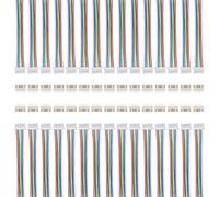 MECCANIXITY 30 pezzi MX 1,25 mm 6 pin singola testa maschio connettore | con 28 AWG 100mm Cavo Filo e Connettore Femmina Scheda Madre per Altoparlanti, Strisce di Luce LED, Piccoli Elettrodomestici