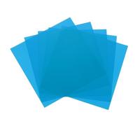 MECCANIXITY 5 fogli di plastica colorata, pellicola trasparente ambrata per la correzione del colore, filtro della luce in gel, impermeabile, 3,9 x 3,9 fogli, per fai da te, illuminazione a LED, foto