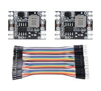 MECCANIXITY Convertitore DC-DC Buck Regolatore di tensione Step Down Modulo di alimentazione regolabile MP1584 EN 5.3-26V a 5V 3A con 10cm 40P linea maschio e femmina per la regolazione dei